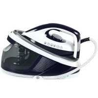 HOMCOM Centro de Planchado 2600W 100 g/min 8 Bares Función ECO Suela de Cerámica Sistema Antical Depósito Extraíble 1,5 L Azul(m-11)