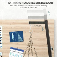 SPORTNOW Set van 2 kunstmatige buxusbomen, 2 buxusbomen, voor buiten, 17 cm x 17 cm x 60 cm, groen + bruin + zwart(m-5)