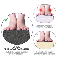 HOMCOM 210 cm balansbalk gym beam indoor outdoor tot 120 kg blauw(m-6)