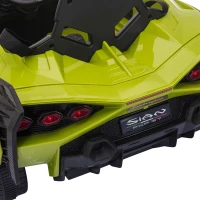 HOMCOM Kinder-Elektroauto, Lamborghini, 3-5 km/h, Fernsteuerung, für 3-5 Jahre, Grün(m-16)