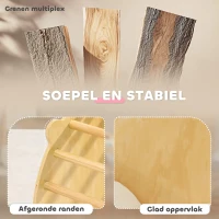 AIYAPLAY Klimboog, Wip, Ladder, Schommel met Kussen, voor 1,5-4 Jaar, tot 50 kg(m-6)