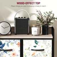 HOMCOM 5-Drawer Chest of Drawers - White(m-5)