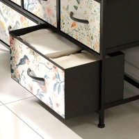 HOMCOM 5-Drawer Chest of Drawers - White(m-9)