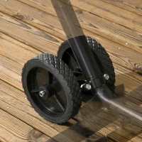 Outsunny Hängemattenrad-Kit für Hängemattenständer, 20 cm x 18 cm x 18 cm, Schwarz(m-8)