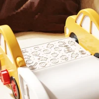 AIYAPLAY Kids Slide for Bed, Sofa, with Extended Length, Easy to assemble and Store, Yellow(m-9)