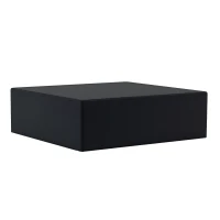 Outsunny 600D Oxford Outdoor Garden Furniture Sofa Set Cover, Waterproof Anti-UV Rattan Sun Lounger Protection Protector Cover, 225L x 210W x 70Hcm, Black(m-10)