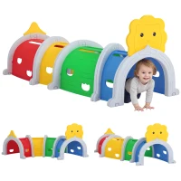 AIYAPLAY Kids Play Tunnel with Lion Design for 3-6 Years, Crawling, Climbing, Indoors & Outdoors(m-10)