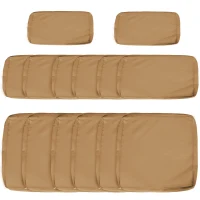 Outsunny 14 Pcs Outdoor Cushion Set - Beige(m-1)