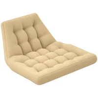 Outsunny Sitzkissen, Außensitzkissen für Hängekorb und Schaukelstühle, Outdoor-Polsterkissen, Beige(m-10)
