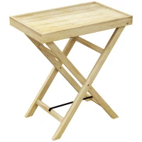 Outsunny 44 x 68cm Wooden Garden Table(m-1)