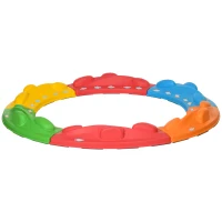 ZONEKIZ Kids Balance Beam, Kids 6 Pieces Stepping Stones Obstacle Course, for Ages 3-8 Years - Multicoloured(m-1)