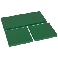 Outsunny Outdoor Seat Cushion Pads for Rattan Furniture, 3 PCs Garden Furniture Cushions, Green(m-10)
