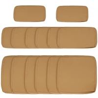 Outsunny 14 Pcs Outdoor Cushion Set - Beige(m-10)