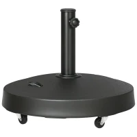Outsunny Baza pentru Umbrela de 23.5kg con 2 Manivele si Roti(m-1)