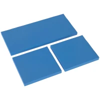 Outsunny Outdoor Seat Cushion Pads for Rattan Furniture, 3 PCs Garden Furniture Cushions,  Sky Blue(m-1)