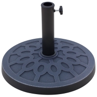 Outsunny Base per Ombrellone per Pali 38mm e 48mm Bronzo