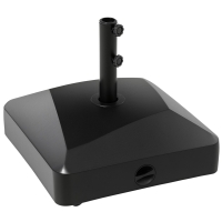 Outsunny Parasol Base Holder 43kg Water/60kg Sand Black