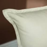 HOMCOM Poltrona in Tessuto Imbottita Girevole a 360° e Reclinabile a 3 Livelli 62x70x95cm, Beige(m-9)