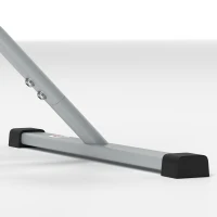 HOMCOM Mini Heimtrainer für Zuhause und Büro, Pedaltrainer, tragbar, 40 x 53 x 29 cm, Grau(m-5)