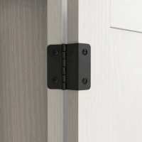 HOMCOM Wohnzimmerschrank im modernen Stil mit 2 Türen, Schublade und verstellbarem Regal, 75,2 x 40 x 91,5 cm, weiß(m-5)