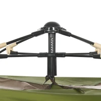 Outsunny Campingzelt für 2 Personen mit Tragetasche, Lampenhaken und Aufbewahrungstaschen, 210x210x135 cm(m-3)