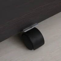 Vinsetto Büroschublade Schubladenschrank für Schreibtisch aus Holz, 2 Schubladen, Schloss mit 2 Schlüsseln, Schwarz, 40x45x55,6cm(m-3)