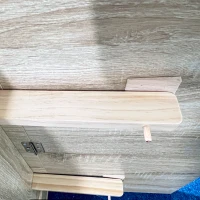 HOMCOM Klapptisch für max. 4 Personen, wasserdicht und kratzfest, aus Spanplatte, 140x70x75 cm, Farbe Eiche(m-3)