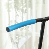 SPORTNOW 45" Rebounder Trampoline for Adults, Quiet Bungee Rebounder with LED Lights and Adjustable Handle, Blue(m-8)