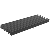 Outsunny Vervangingszeil voor 4x3m paviljoens, met waterafvoergaten, 2,50 x 2,55 m, Donkergrijs