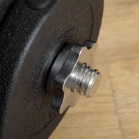 HOMCOM Jeu d'Haltères Ajustables de 20kg avec Disques de 2,5/1,5 kg et Barres de 2 kg pour Gymnase à Domicile(m-5)