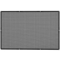 Outsunny Voile d'ombrage rectangulaire 3 x 2 m toile ombrage avec protection UV pour patio jardin terrasse extérieur balcon, noir(m-11)