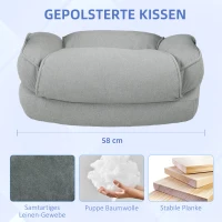 HOMCOM Grote hoge bureaustoel, 200 kg draagcapaciteit, robuuste constructie, zachte bekleding, Lichtgrijs(m-6)