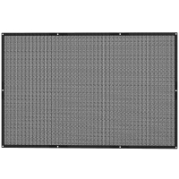 Outsunny Toldo Vela de Sombra Rectangular 3x2 m Toldo de Jardín Protección Solar 65% Transpirable y Anticongelante Negro