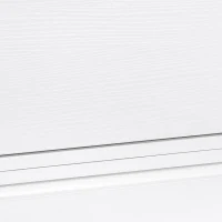 Homcom Set 2 Noptiere Suspendate – Sertar Alb, MDF & PAL(m-11)