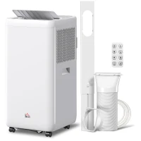 HOMCOM 12,000 BTU 5-in-1 Mobile Air Conditioner, 35m² Radius - White(m-11)