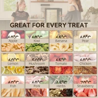 HOMCOM Disidratatore, 850 W, Regolatore di Temperatura 40-70°C, Timer 48 ore, 12 Vassoi in Acciaio Inox Nero(m-3)