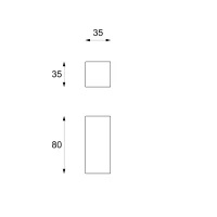 STONES Coloană (35 x 35 x 80h)(m-4)