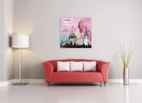 STONES Imprimeu pe sticlă (70 x 70 cm) 1cm X 70cm H. 70cm(m-2)