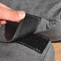 HOMCOM Schlafsessel, Polstersessel mit Bettfunktion, 5-fach verstellbar, Dunkelgrau(m-9)