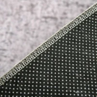 HOMCOM Alfombra de Salón Moderna de Terciopelo 230x160 cm Alfombra Geométrica para Dormitorio Oficina Gris(m-6)