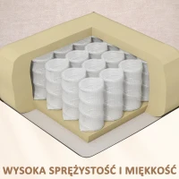 HOMCOM Fotel Masażowy z Funkcją Ogrzewania i Leżenia, Obrotowy, Do 150 kg, Konstrukcja Metalowa, 98x90x98cm, Beżowy(m-7)