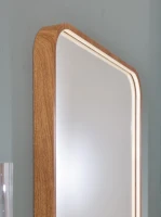 STONES Oglindă de perete cu lumină L(80 x 60 cm)H. 5cm(m-3)