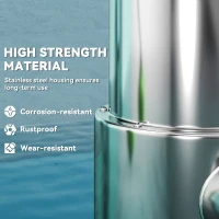 Outsunny 1100W Submersible Water Pump for Dirty/Clean Water, 18500L/H Electric Sump Pump with Float Switch, Drain Water from Garden Pond, Hot Tub, Ditches, Portable and Lightweight, Green(m-5)