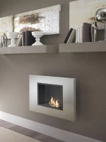 STONES Șemineu bio montat pe perete 17cm X 78cm H. 54cm(m-3)