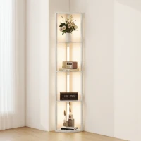 HOMCOM Three-Tier Corner Floor Lamp(m-10)