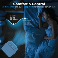 HOMCOM 5000 BTU Portable Air Conditioner, 4-in-1 Air Conditioning Unit, Dehumidifier, Cooling, Fan, Sleep Mode, with Remote Control, 2 Speeds, 24H Timer, Window Venting Kit, 12m²(m-7)