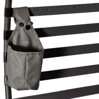 Krzesło ogrodowe Outsunny papuga, krzesło do koszyka 2-osobowego z poduszką, składany kosz(m-7)