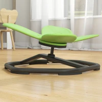 AIYAPLAY Butterfly-Shaped Kids Swivel Chair, Sensory Spinning Chair for Balance and Coordination Training, Green(m-9)