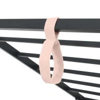 3FT Upholstered Daybed with Hydraulic Storage, Metal Slatted Frame, Single Ottoman Bed with Velvet Finish, 200L x 97W x 76H cm, Pink(m-11)