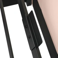 3FT Upholstered Daybed with Hydraulic Storage, Metal Slatted Frame, Single Ottoman Bed with Velvet Finish, 200L x 97W x 76H cm, Pink(m-10)